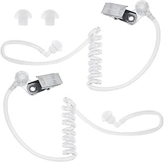lasuroa 2pcs Cosplay Spy Earpieces Toy, Fake Earpieces with Replacement | Earplugs, Agent Security Guard Cosplay Gear Gadgets Costume Accessories for Men Women Party Favors