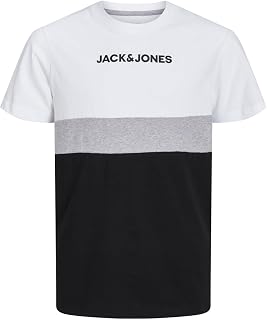JACK & JONES Jjereid Blocking Thé Ss Sn Jnr T-shirt Garçon