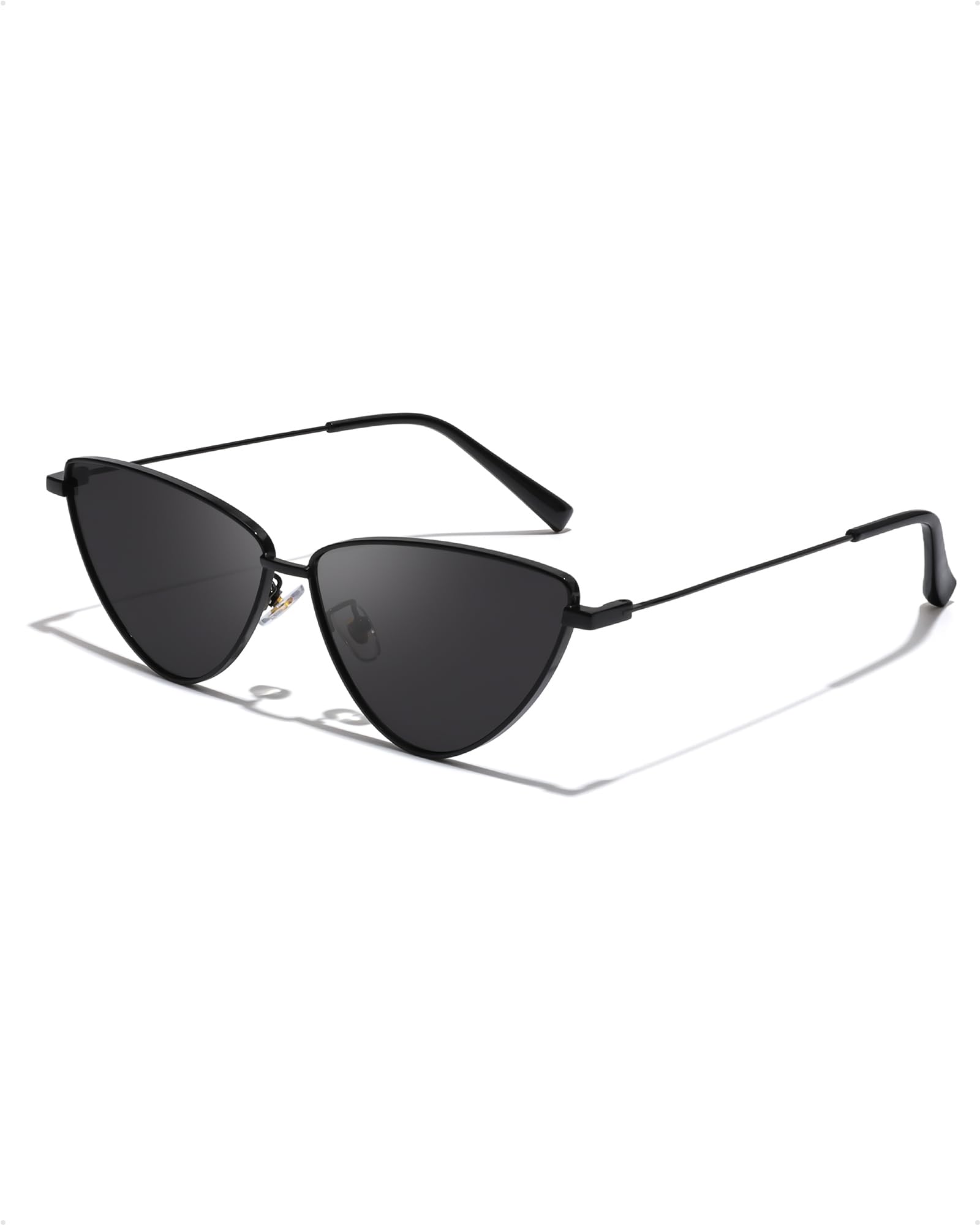 IGnaef Retro Vintage Cat Eye Sunglasses for Women, Trendy Fun Cateye Glasses UV4