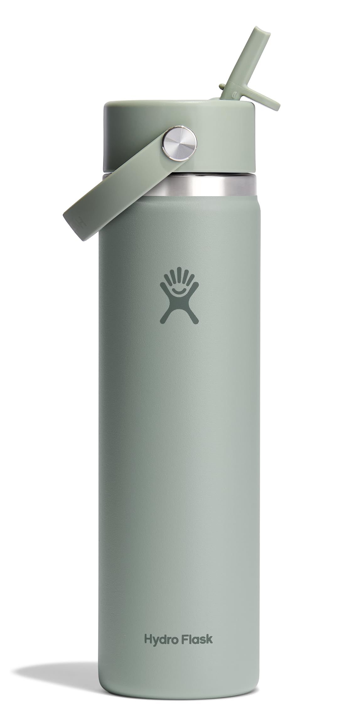 Hydro Flask 24 Oz Stainless Steel Wide Mouth Water Bottle with Leakproof Flex St