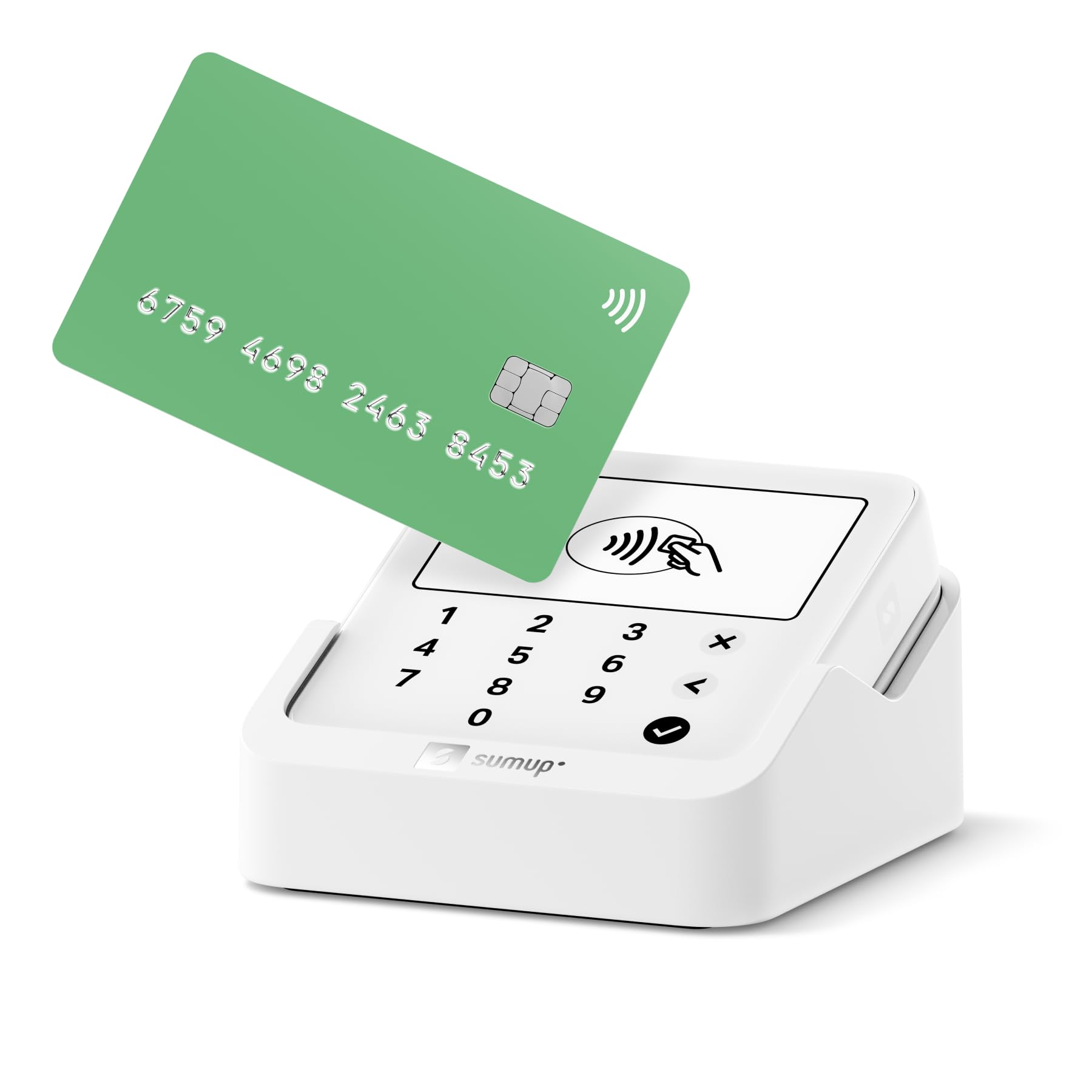 SumUp Solo Lite Bundle – Portable Card Reader and Dock | Contactless, Chip & Mob