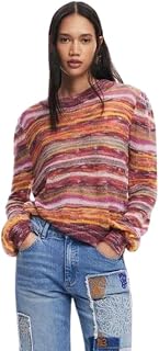 Desigual Jersey de Punto Plano para Mujer Sudadera Mujer (Pack de 1)