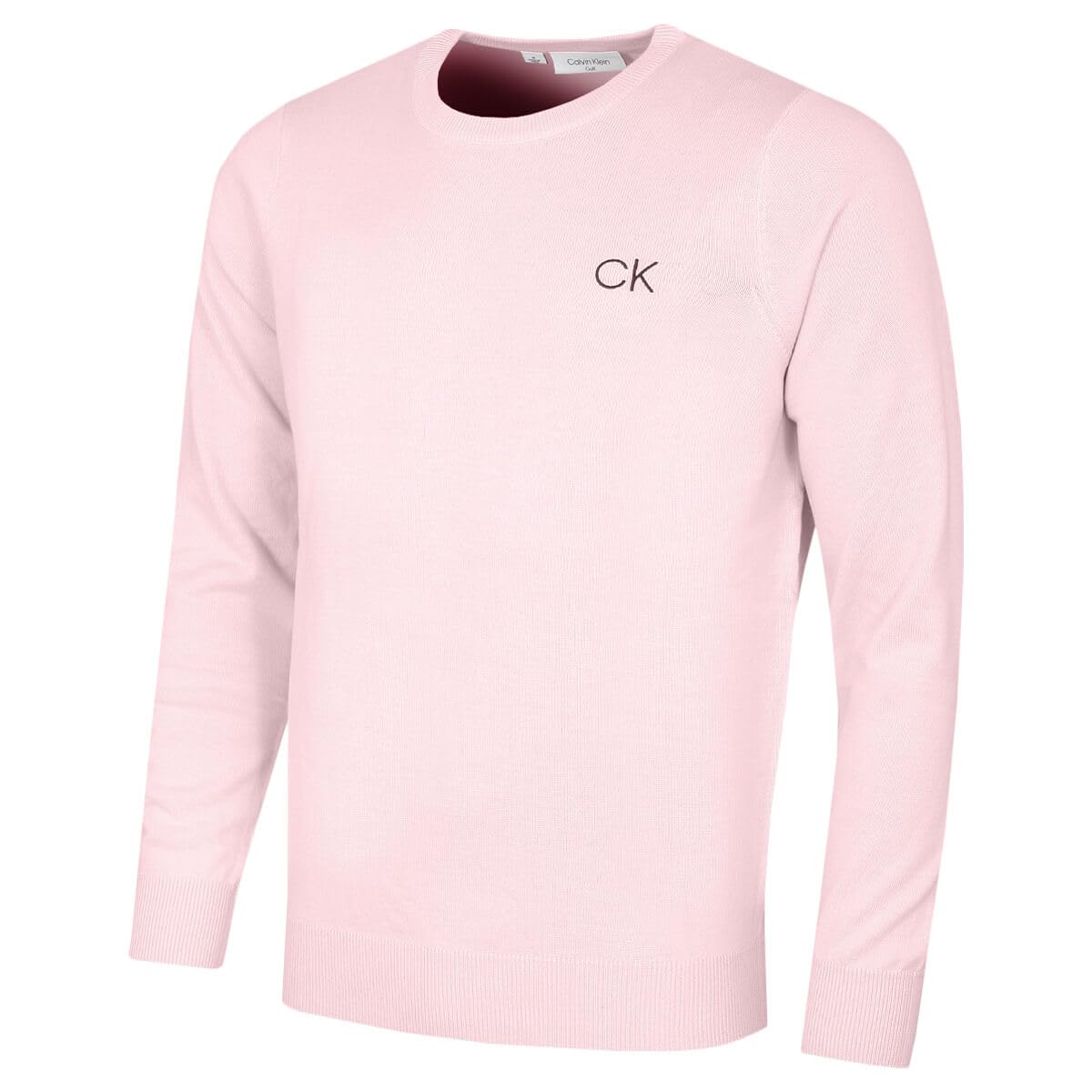Calvin Klein Mens 2026 Comfort Crew Neck Golf Sweater