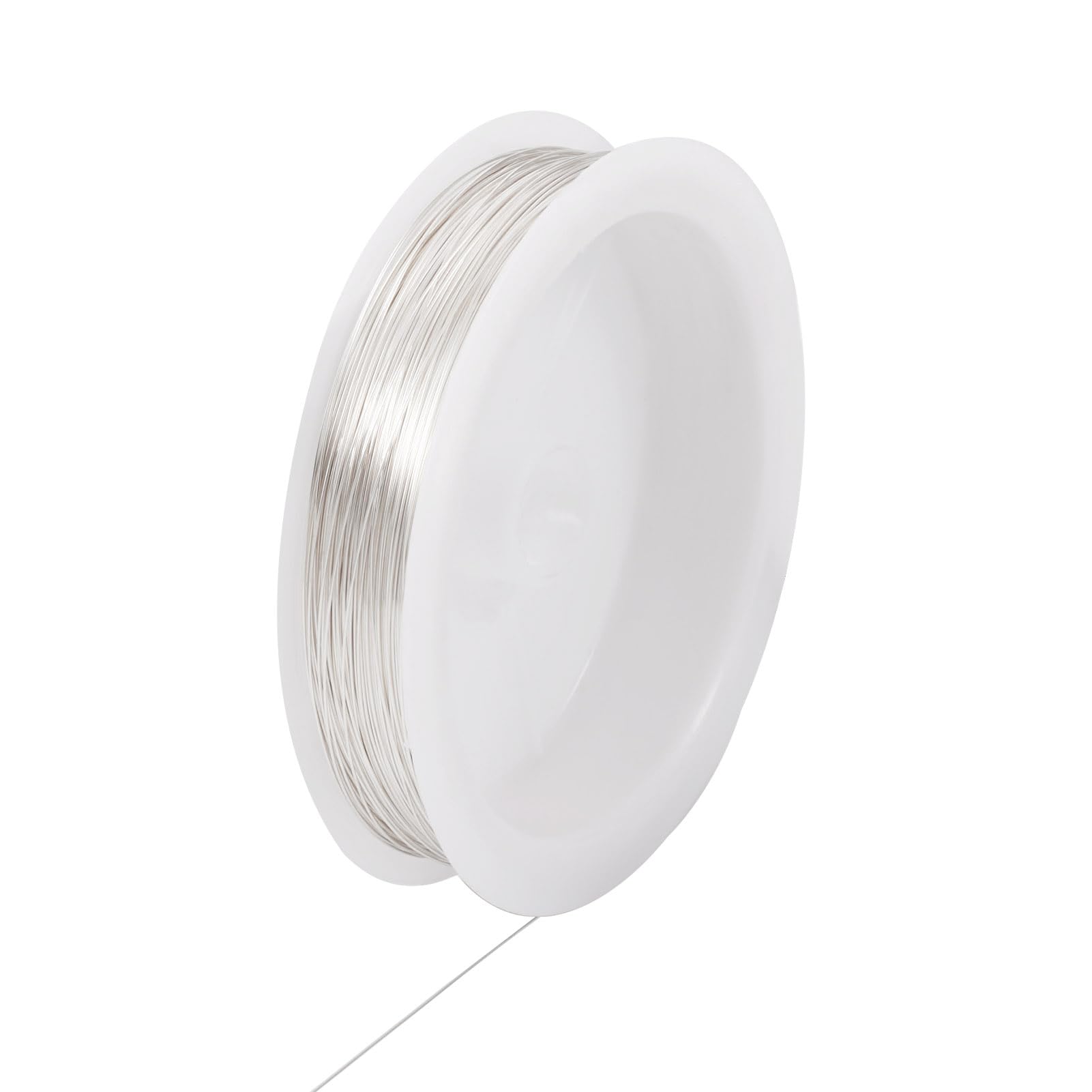 236 Feet Silver 0.3mm Tarnish Resistant Copper Wire 28 Gauge Metal Jewelry Wire 