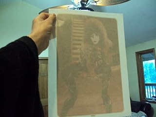 Vintage Paul Stanley Kiss Alive ll Tour T-Shirt Transfer Circa 1977