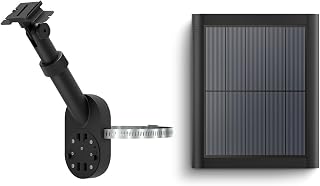 All-New Ring Pole and Wall Mount for Cameras and Solar Panels with Ring Solar Panel (2nd Generation), 4W for Stick Up Cam, Stick Up Cam Pro, Spotlight Cam Plus, Spotlight Cam Pro, Black