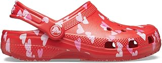 Crocs Unisex Classic Clogs with Patterns and Graphics (Little Kid/Big Kid) Cherry Red 2 Medium