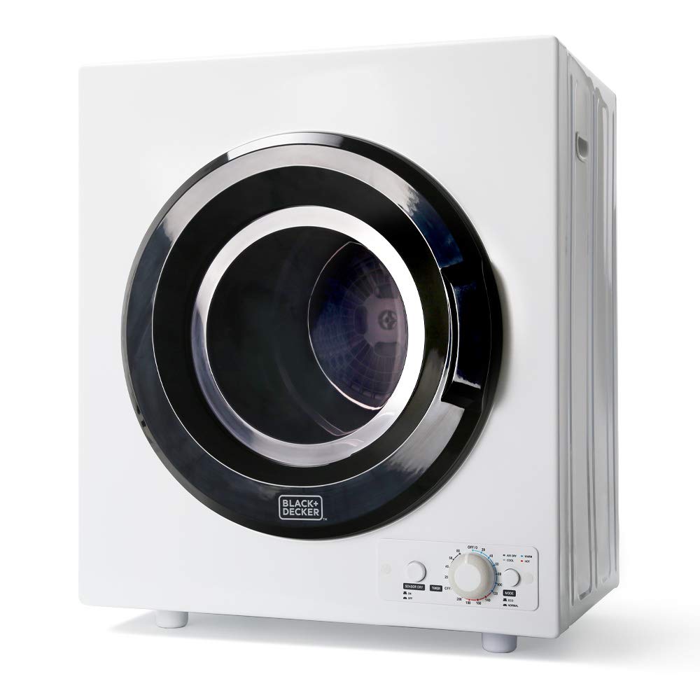 BLACK+DECKER 3.5 Cu. Ft. Portable Dryer, 13.2 lb. Capacity, 120V, BCED37 | Elect