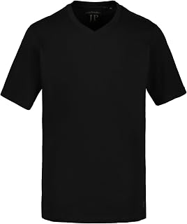 JP 1880 Men's Plus Size L-8XL Basic V-Neck T-Shirt, Up to 8XL 702415