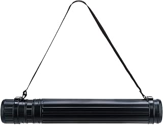 TRANSON Small Poster Tube Storage 17“ to 27” Extendable for Documents Blueprints Artworks Scrolls