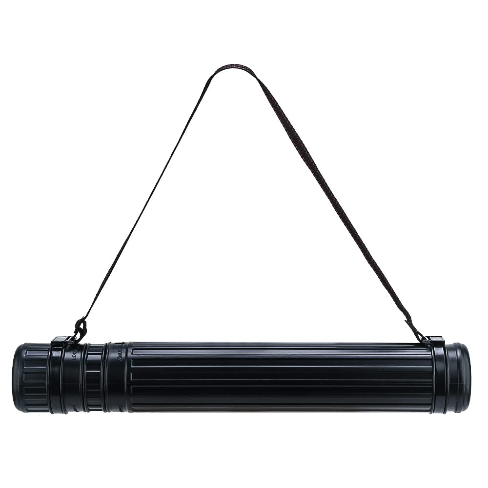 TRANSON Small Poster Tube Storage 17“ to 27” Extendable for Documents Blueprints