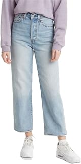 Levi's Womens Premium Ribcage Straight Ankle Jeans