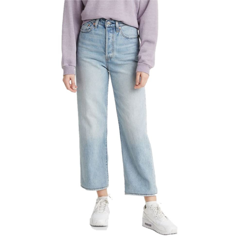 Levi's Womens Premium Ribcage Straight Ankle Jeans