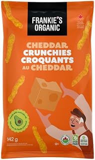 Frankies Organics Organic Cheddar Crunchies, 142 GR