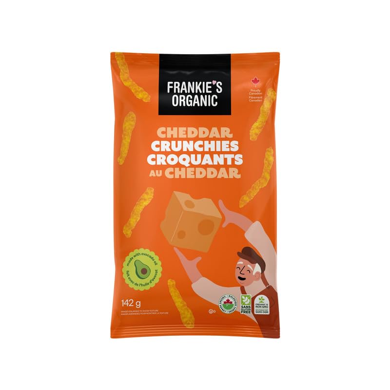 Frankies Organics Organic Cheddar Crunchies, 142 GR