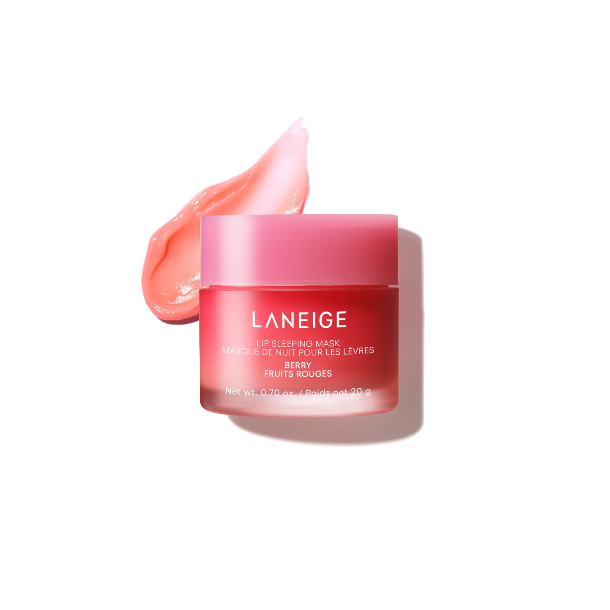 LANEIGE Lip Sleeping Mask: Nourish, Hydrate, Vitamin C, Murumuru & Shea Butter, 