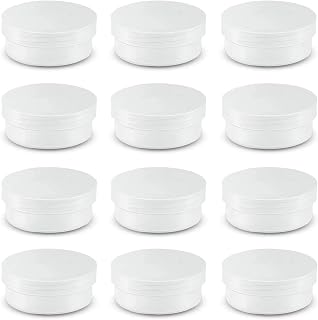 Amersumer 20Pack Round Clear Frosted Plastic Bead Storage Containers Box Case with Screw Top Lids,Cylinder Stackable Bead Containers for Make Up,Eye,Pills,Gems,Beads,Jewelry,Small Items,2.6x1 Inches