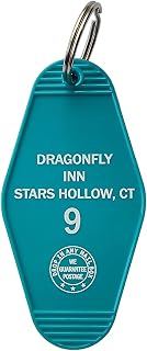 Dragonfly Inn Room 9 PEACE. QUIET. COFFEE. Inspired Key Tag Keychain