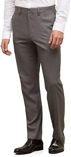 Kenneth Cole REACTION Men's Men's Techni-Cole Mini Check Modern Fit Flat Front Dress Pant Dress Pants