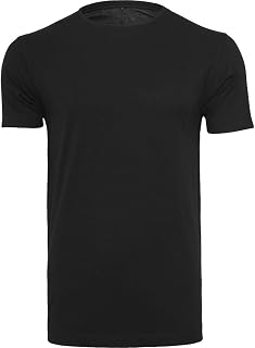 Build Your Brand Light Round Neck Men's T-Shirt