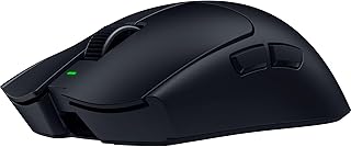 Razer Viper V4 Pro Wireless Esports Gaming Mouse, 49g,180Hr Battery, Black | Ultra Lightweight, 50K DPI Optical Sensor, 8K Polling, Gen-4 Optical Switches, Scroll Wheel, USB-C Charging, for PC & Mac