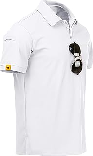 ZITY Mens Polo Shirt Short Sleeve Moisture Wicking Athletic Golf Polos