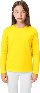 Lilax Girls Basic Long Sleeve Round Neck T-Shirt
