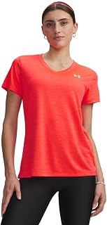 Under Armour Damen Tech Twist Short Sleeve V Neck T-Shirt (1er Pack)