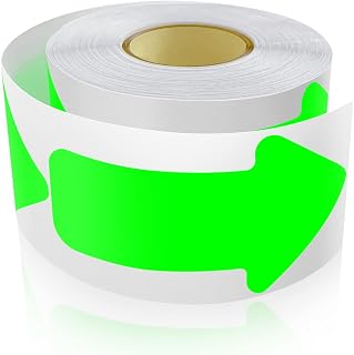200 x 200 cm Arrows for Floors Fluorescent Green