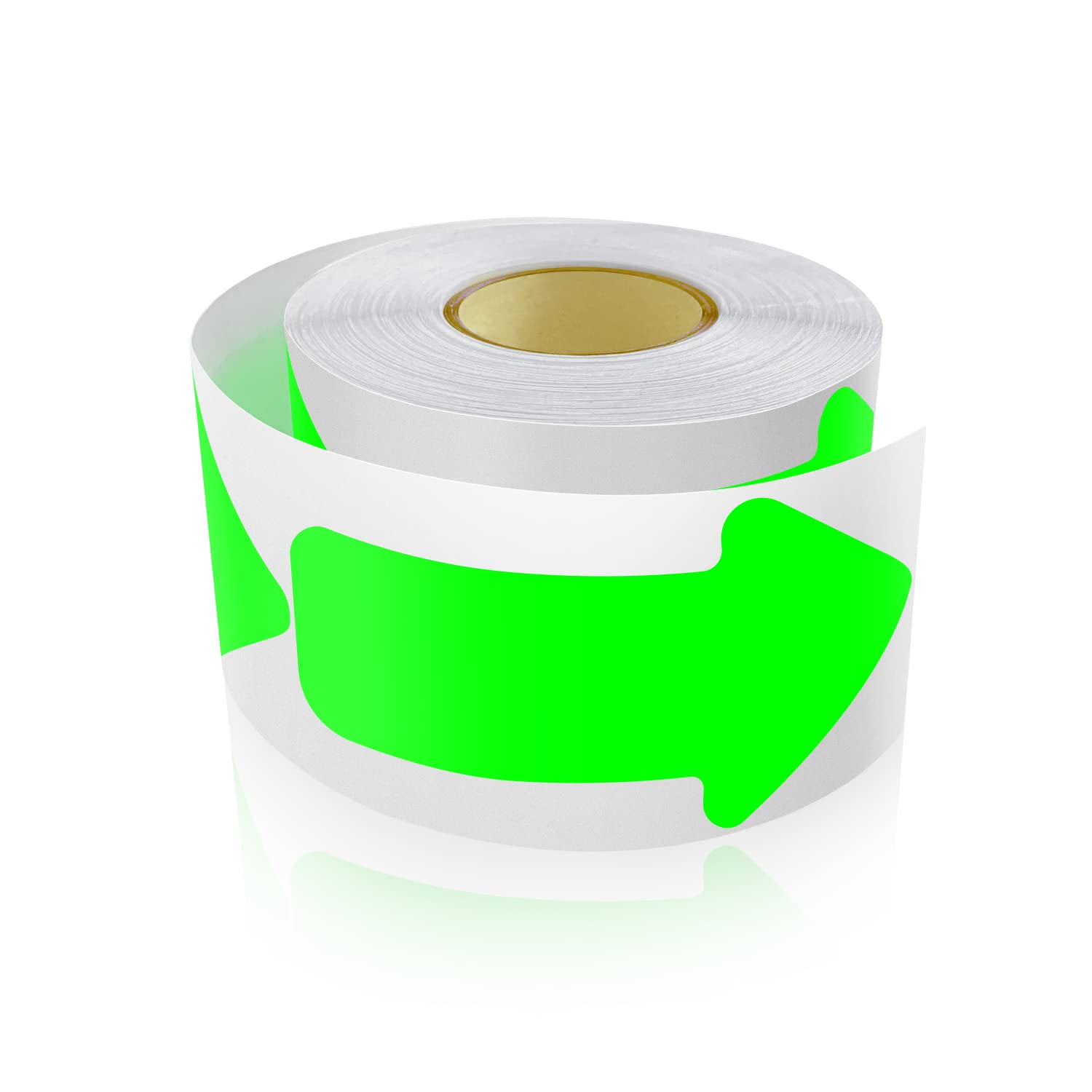 200 x 200 cm Arrows for Floors Fluorescent Green