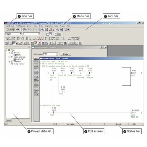 PLC GX DEV Programming Software Ladder Logic, Bonus Controller Training Course U