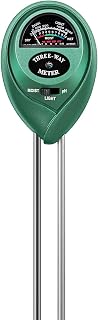 VIVOSUN Plant Soil Moisture Meter, 3-in-1 pH Tester, Indoor & Outdoor Use | Battery-Free; 3-in-1 Plant pH Tester; Home, Garden, Lawn, Farm; Promote Plants Healthy Growth