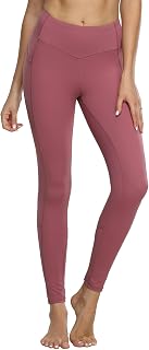 High Waisted Yoga Leggings for Women with Pockets Tummy Control Butt Enhancer Workout Pants Non See Through