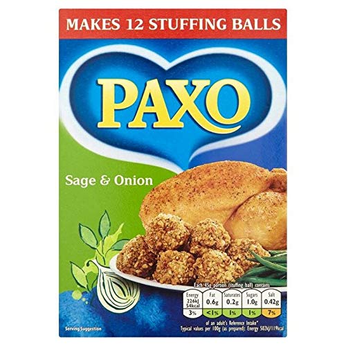 4X Paxo Sage & Onion Stuffing for Chicken 170g