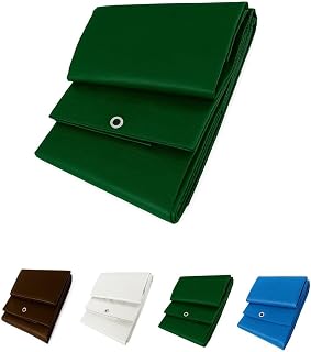 JARDIN202 - Reinforced Waterproof Canopy | Multipurpose Tarpaulin | with Eyelets | Select Size | 4X6M. (Dark Green)