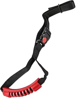 1 x Seniors Entry Aid Car Exit Aid Non-Slip Mobility Aid Vehicle Standing Car Handle Support Disability Elderly Medicine Disabled Aid, Red
