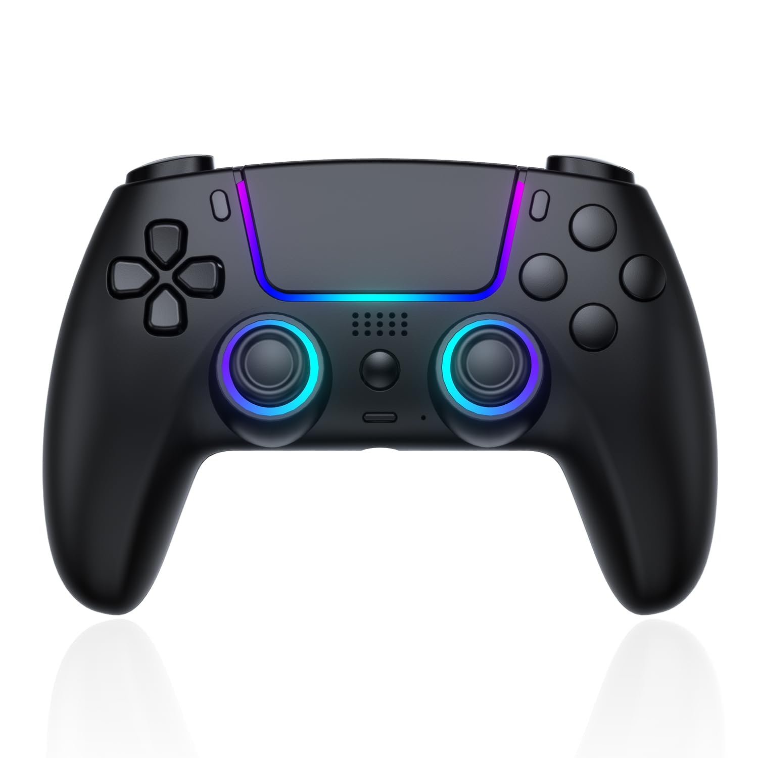 Pogriko RGB Wireless Controller for PS5 Controller for PS5/Pro/Slim Console | Wi