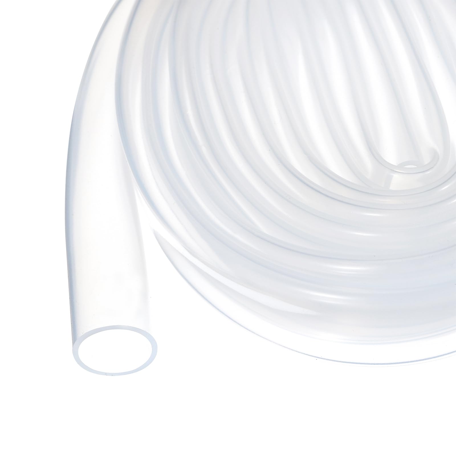 Rebower 1m(3ft) Silicone Tubing 12mm ID 14mm OD Clear Industrial Plastic Tubing 