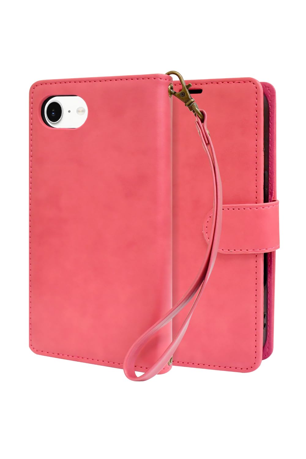 Sizkawil iPhone 16e Notebook Type Case Cover Grace Case 1 Piece Canary Pink