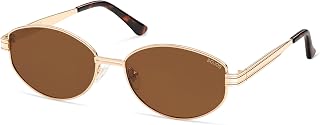 SOJOS Lentes de sol polarizados redondos ovalados de moda para mujeres y hombres, lentes de sol circulares retro chic SJ1255