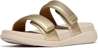 Fitflop F-mode Go Adjustable Flatform Two-bar Slides Slippers SandalsWomen