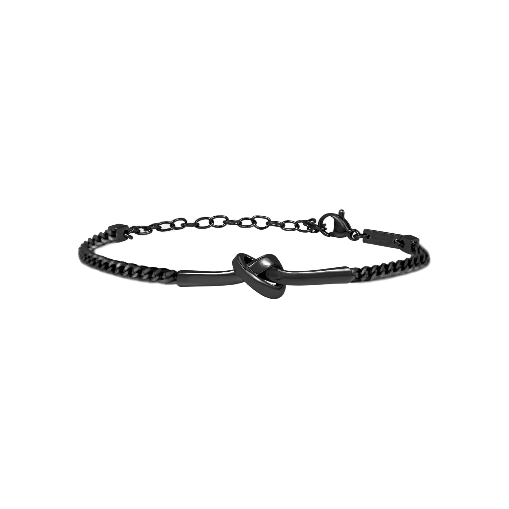 Breil, B&Me Collection Women's and Men's Semi-Rigid Polished Steel Bracelet with