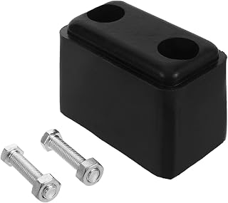 JHKNNK Rubber Bumper Block Dock Buffer Pads for Cargo, Commercial Vehicles, Black Rubber, Shock Absorbing,