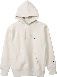 Champion C3-Y133 Men's Hoodie, Long Sleeve, 11.5 oz, Cotton USA, One Point Logo, Reverse Weave (R) Hooded Sweatshirt