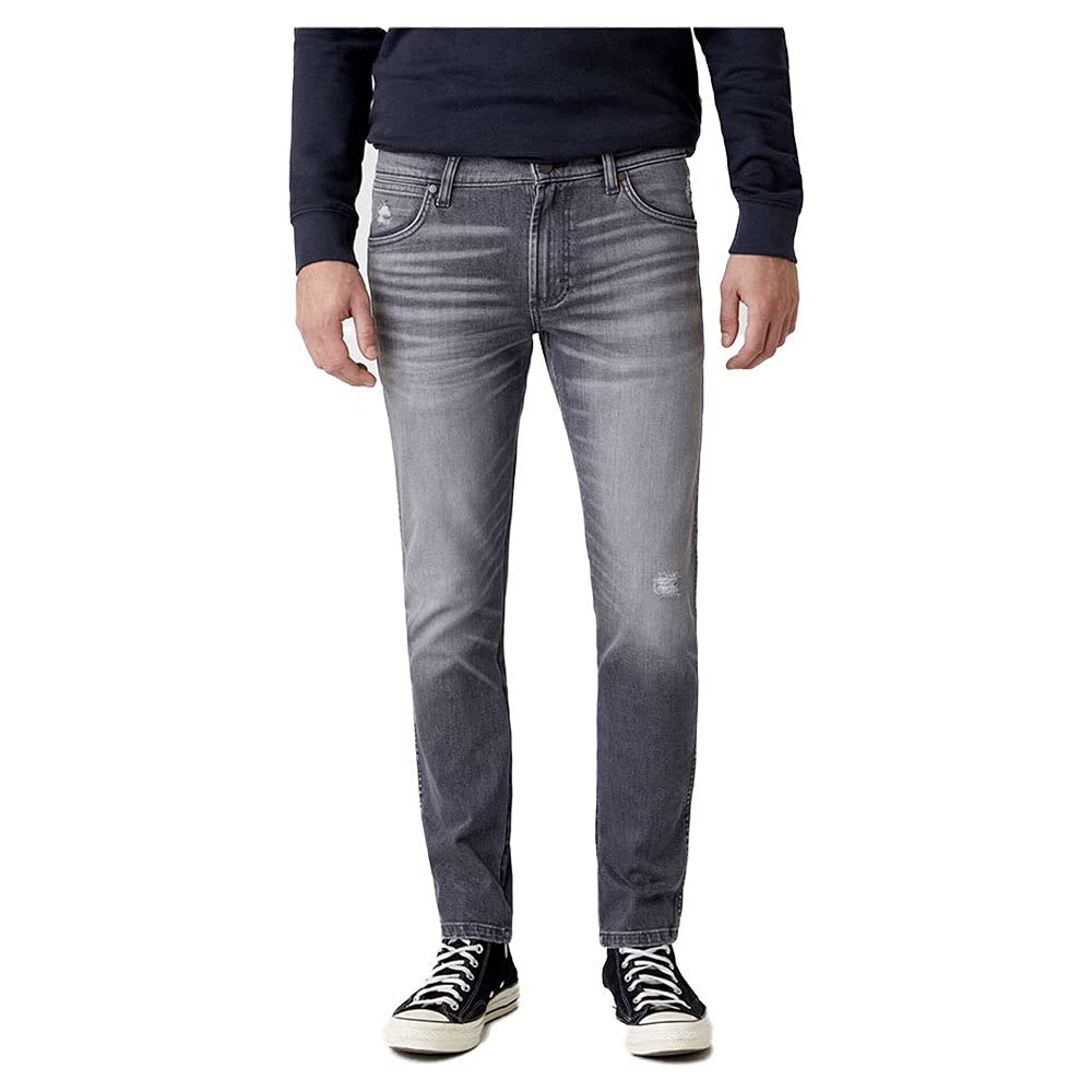 Wrangler Men's Jeans, Beat Up Black, 30W / 32L