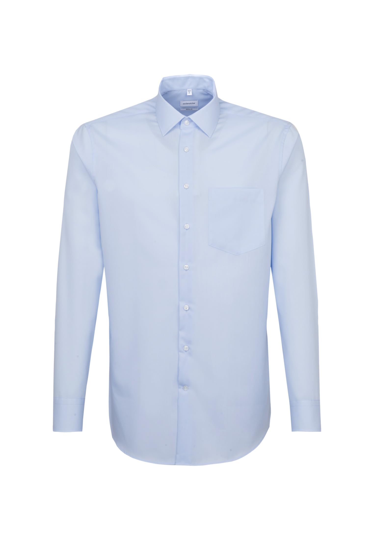 Seidensticker Men's Business Shirt, Regular Fit, Non-Iron, Kent Collar, Long Sle