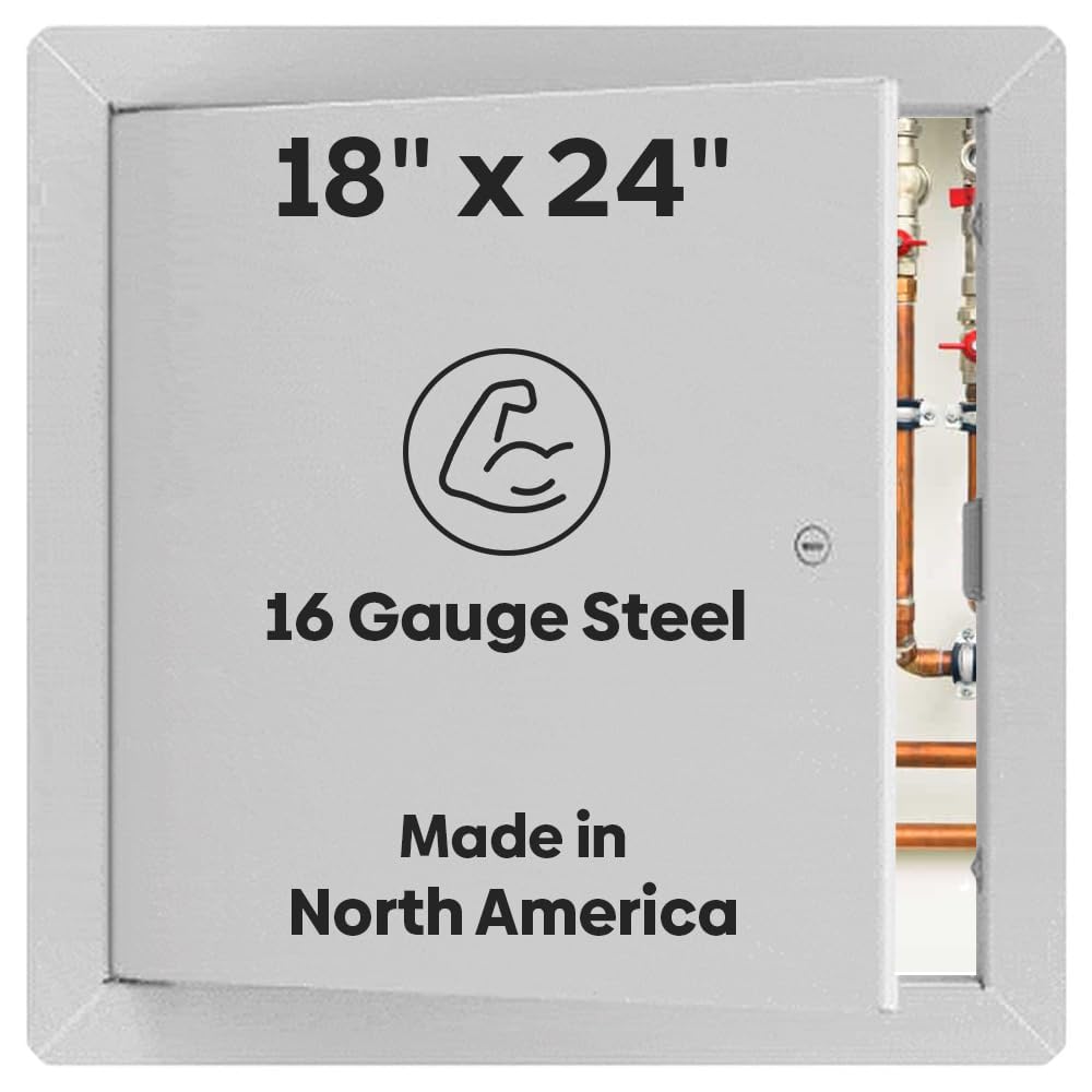 Best 18" x 24" Drywall Access Panel for Wall & Ceiling - Universal Flush Steel A
