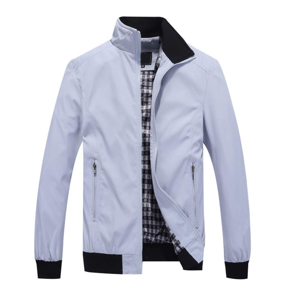Allthemen Men's jacket with stand collar transition jacket autumn leisure sports