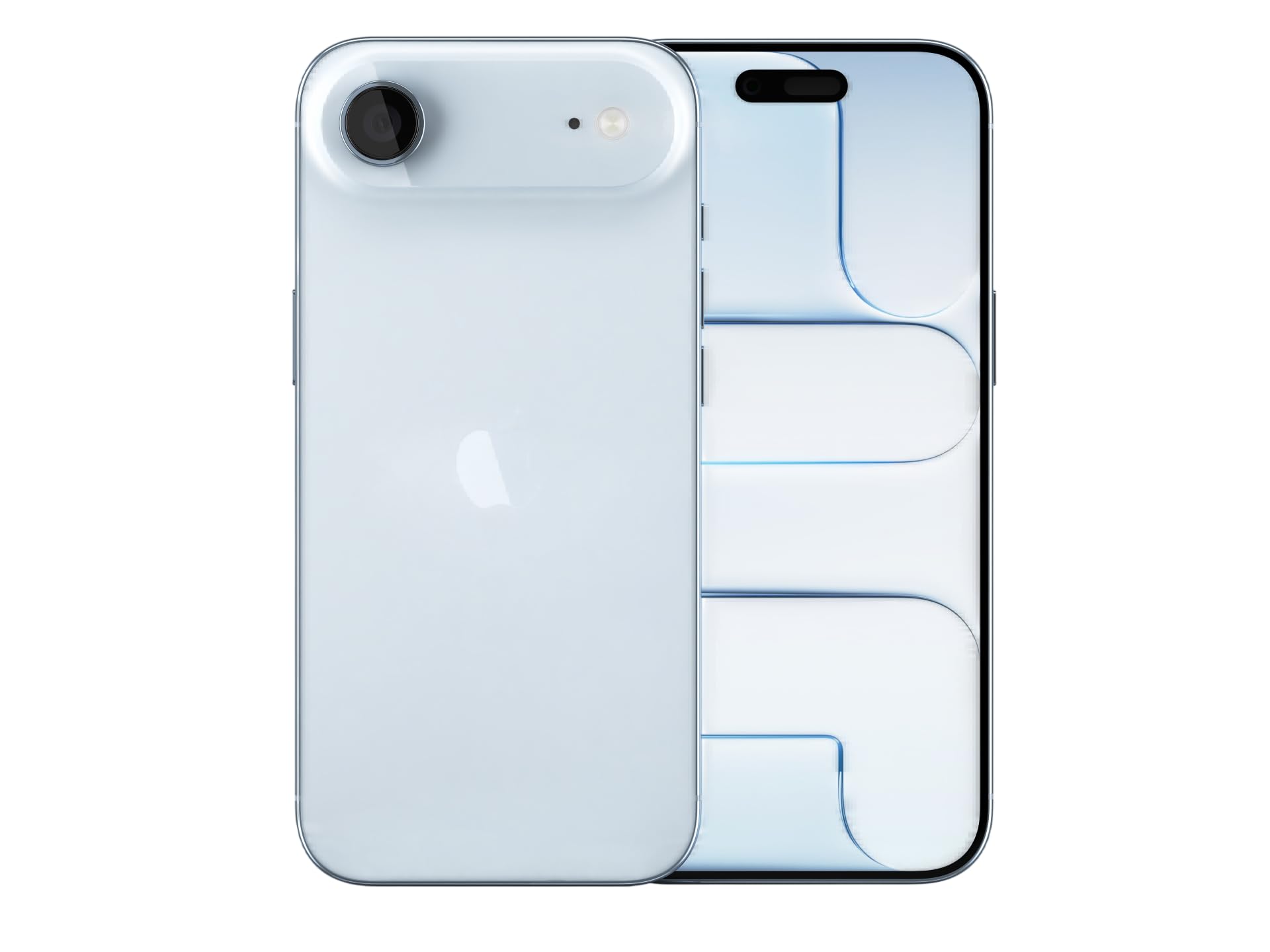 Apple iPhone Air, US Version, 256GB, eSIM, Sky Blue- Unlocked (Renewed) | eSIM, 