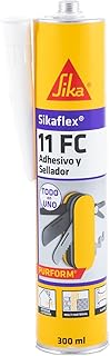 SIKA – Multi-Purpose Adhesive Putty – Sikaflex 11 FC Purform – White – 300 | Sealing and gluing - Multi-surface polyurethane - Indoor/outdoor - High adhesion - Versatile use